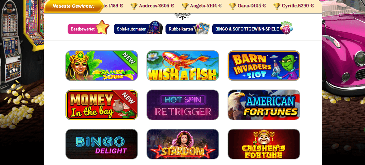 winorama casino speile